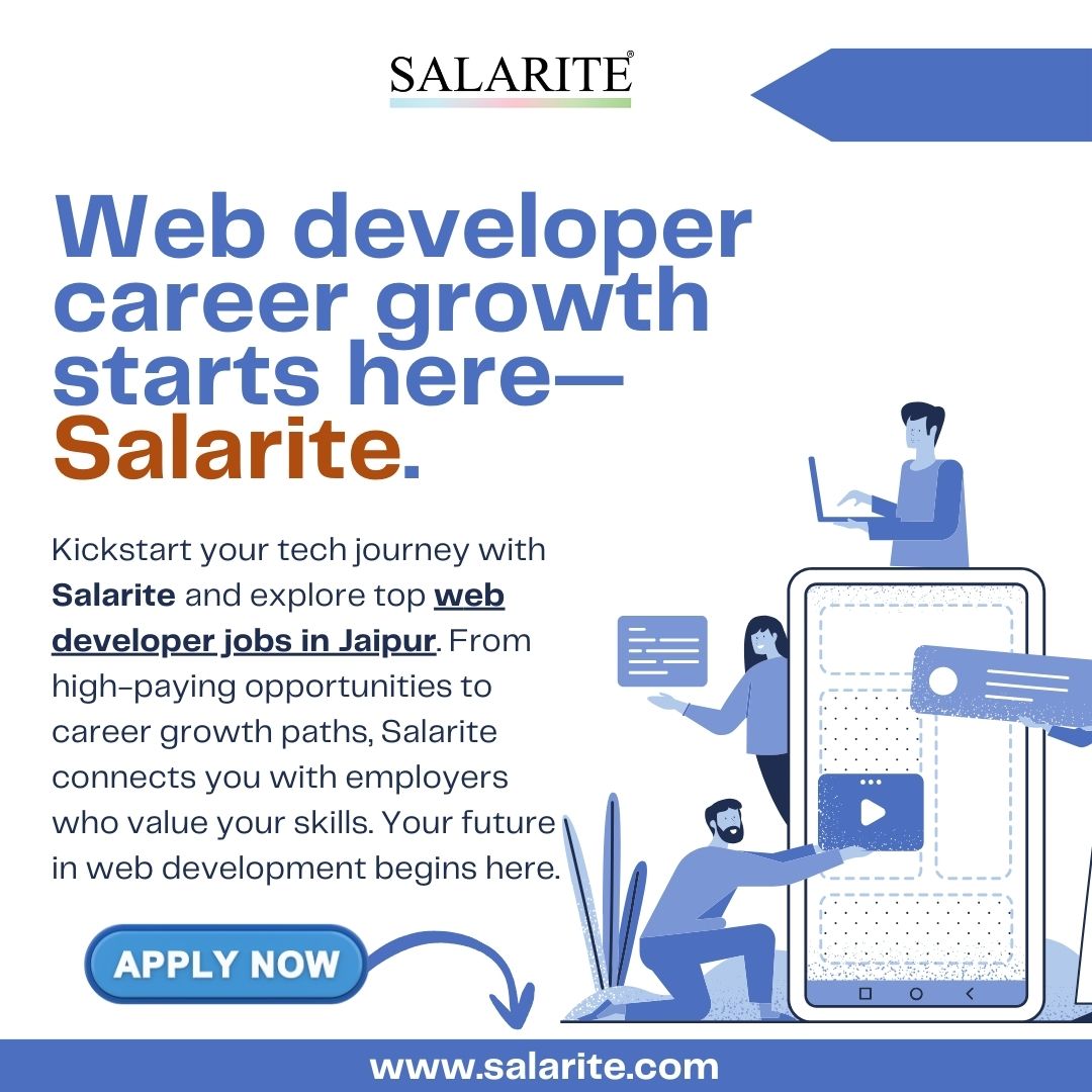 Web developer career growth starts here—Salarite.